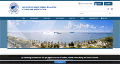 Desktop Screenshot of cyprusbarassociation.org